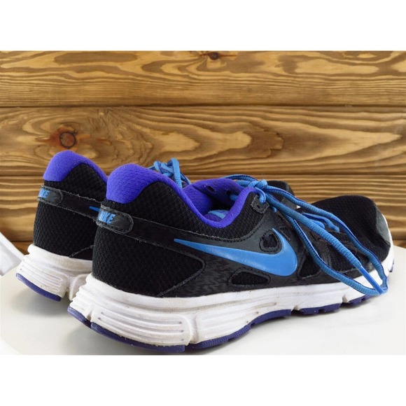 Nike Size 9 Sneaker Black Synthetic Medium Revolution 2 Lace Up Women - Picture 6 of 11